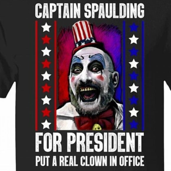Funny Captain Spaulding For President Retro Horror Fan Collector Graphic Gift 05 - Picture 2 of 5